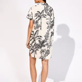 Legend Beach Shirt - Cream and Black - Simply Beach UK