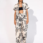 Legend Beach Shirt - Cream and Black - Simply Beach UK