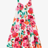 Dahlia Midi Beach Dress - Pink Floral - Simply Beach UK