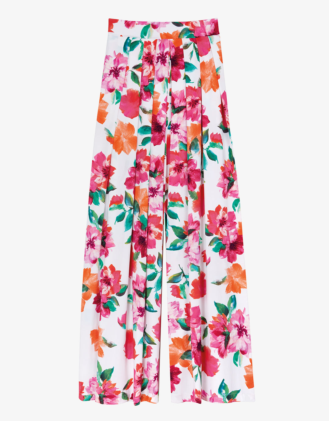 Dahlia Beach Pants - Pink Floral - Simply Beach UK