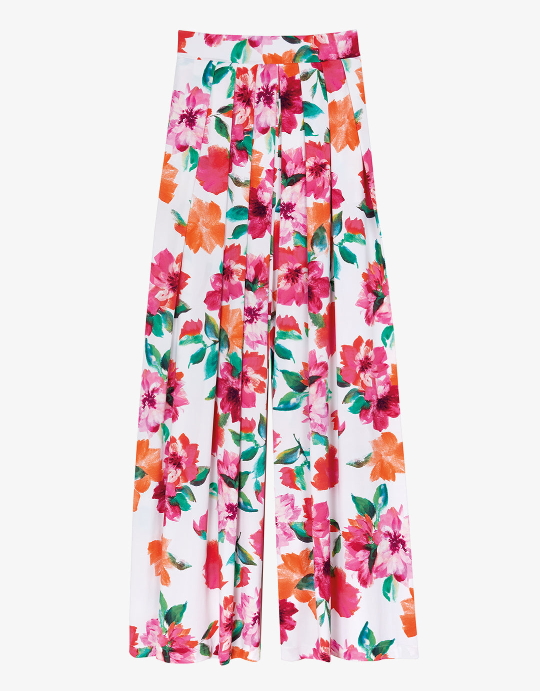 Dahlia Beach Pants - Pink Floral - Simply Beach UK