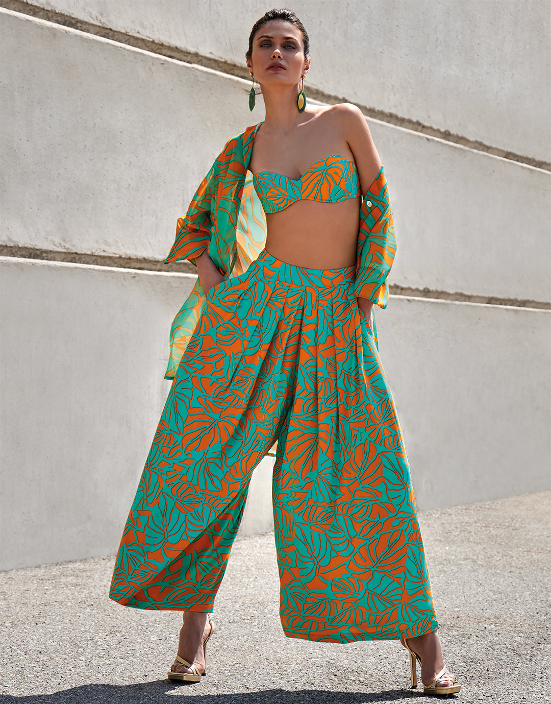 Palma Beach Pants - Green - Simply Beach UK