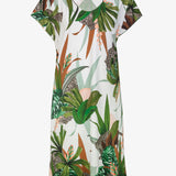 Floral Safari Beach Dress - White Jungle - Simply Beach UK