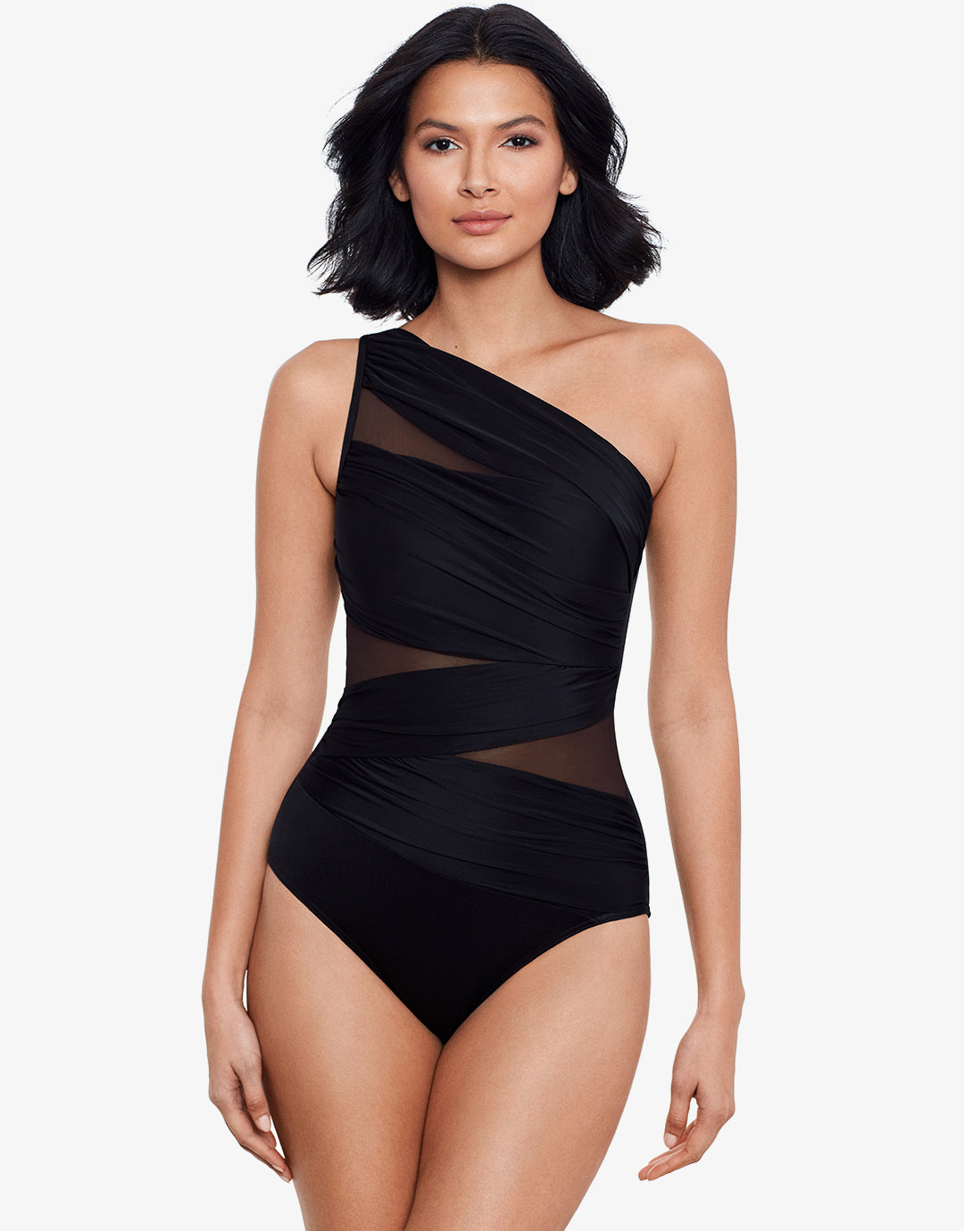 Firpearl Women’s One Piece Swimsuit – Tummy Control & Push Up – Vintage Ruched Bathing Suit