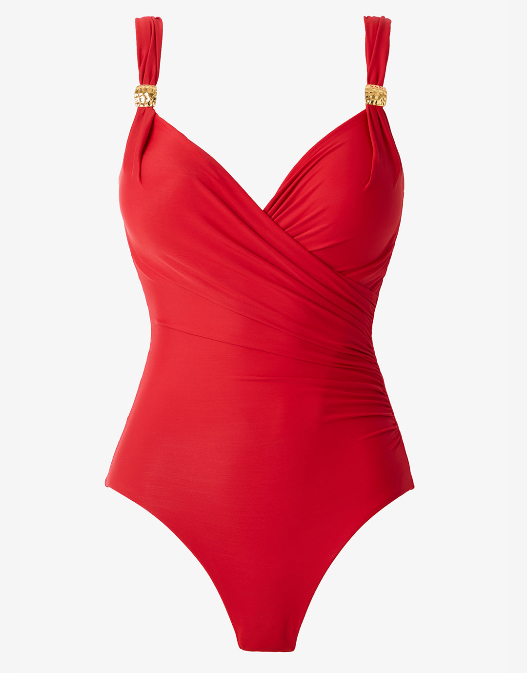 Razzle Dazzle Siren Swimsuit - Cayenne Red - Simply Beach UK