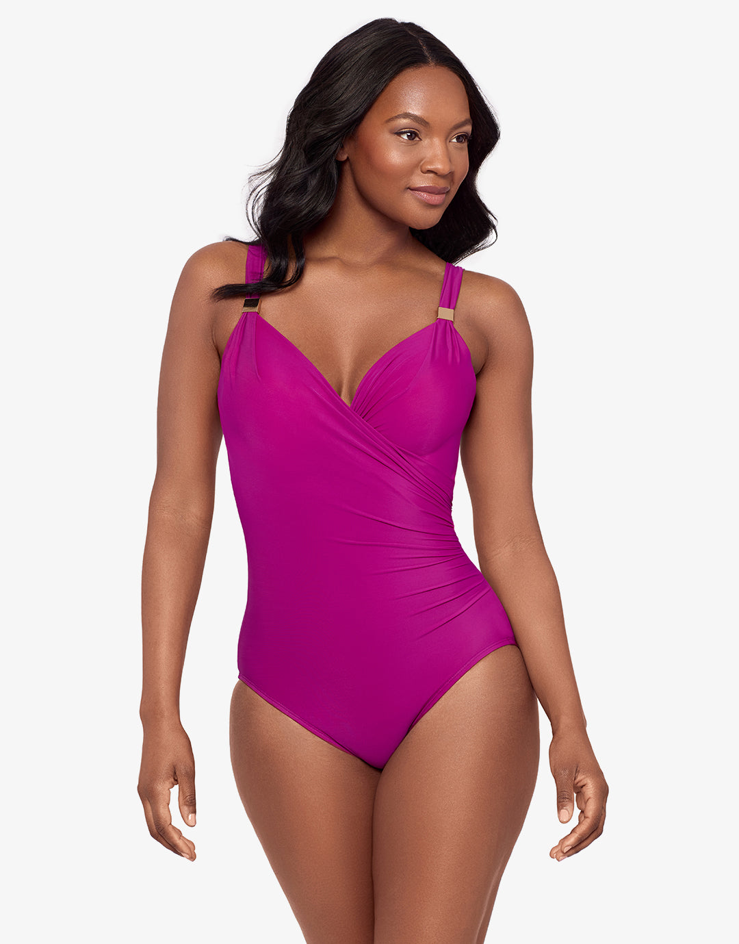Razzle Dazzle Siren Swimsuit - Framboise - Simply Beach UK