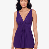 Must Haves Marais Swim Dress - Mulberry - Simply Beach UK