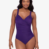 Rock Solid Revele Swimsuit - Mulberry - Simply Beach UK