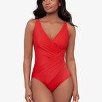 Must Haves Oceanus Swimsuit - Poppy Red - Simply Beach UK