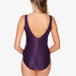 Illusionist Crossover Swimsuit - Sangria - Simply Beach UK
