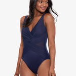 Illusionist Crossover Swimsuit - Midnight - Simply Beach UK