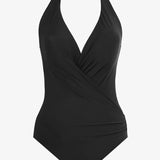 Rock Solid Wrapsody Swimsuit - Black - Simply Beach UK