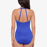 Rock Solid Wrapsody Swimsuit - Dephine Blue - Simply Beach UK