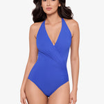 Rock Solid Wrapsody Swimsuit - Dephine Blue - Simply Beach UK