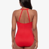 Rock Solid Wrapsody Swimsuit - Poppy Red - Simply Beach UK