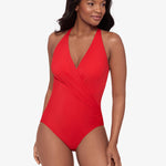 Rock Solid Wrapsody Swimsuit - Poppy Red - Simply Beach UK