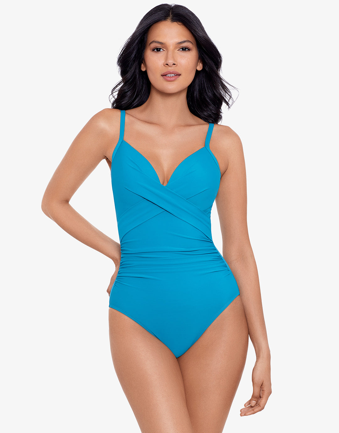 Rock Solid Captivate Swimsuit - Malibu Blue - Simply Beach UK