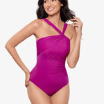 Rock Solid Europa Swimsuit - Framboise - Simply Beach UK