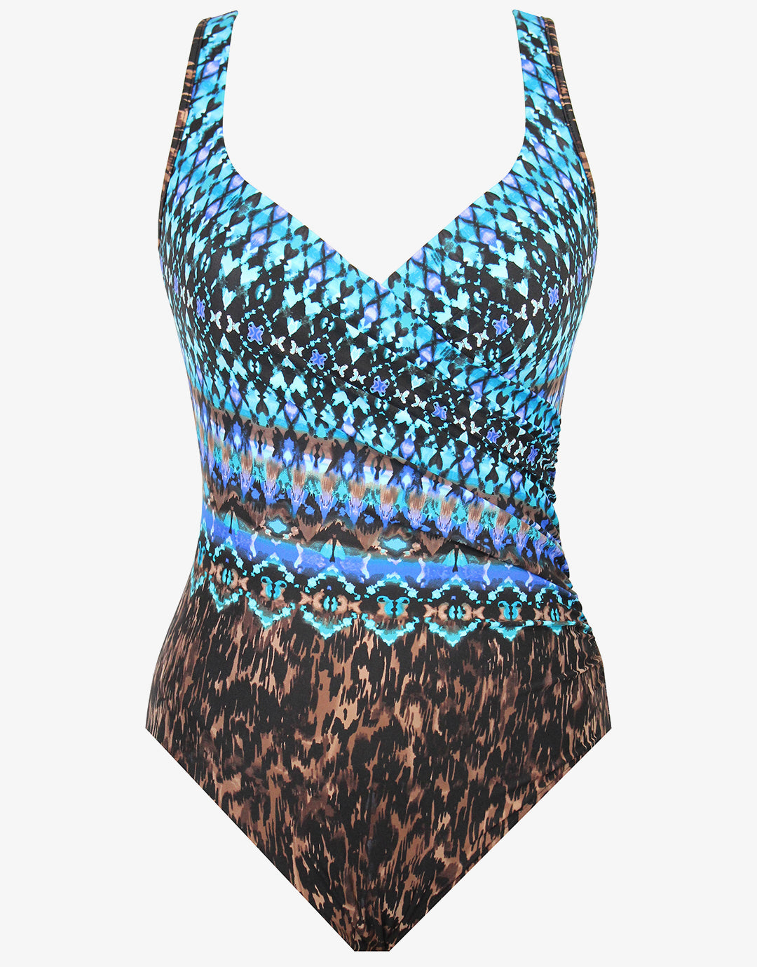 Untamed It's A Wrap Swimsuit - Blue - Simply Beach UK