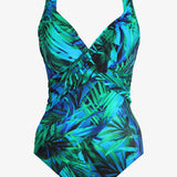 Palm Reeder Revele Swimsuit - Blue and Green - Simply Beach UK