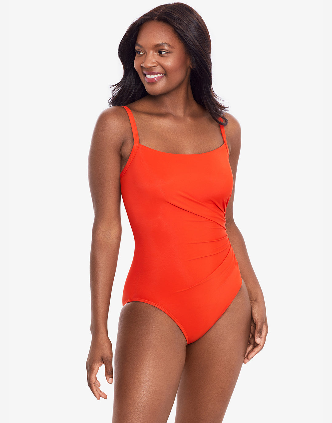 Rock Solid Starr Swimsuit - Arancio - Simply Beach UK