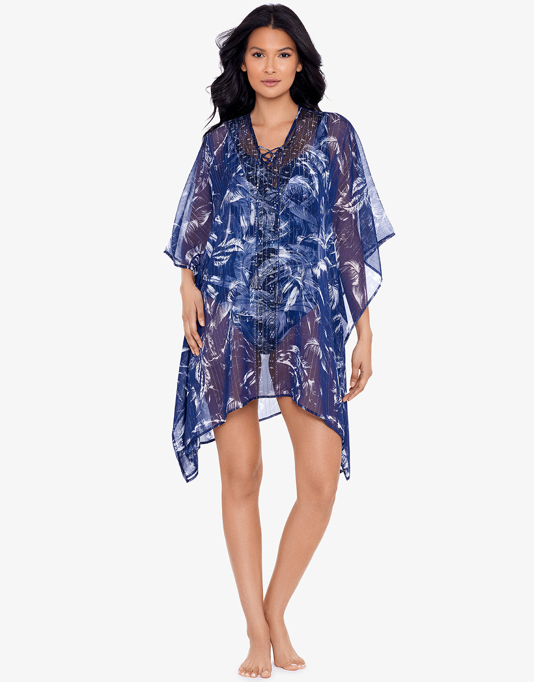 Tropica Toile Kaftan - Midnight - Simply Beach UK