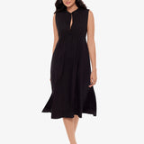 Pleated Beach Dress - Black - Simply Beach UK