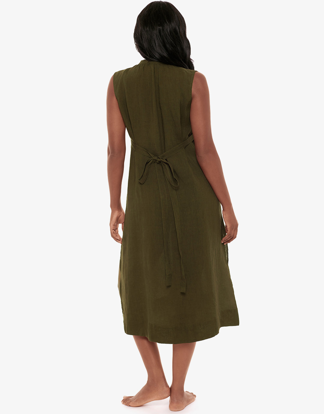 Pleated Beach Dress - Nori - Simply Beach UK