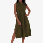 Pleated Beach Dress - Nori - Simply Beach UK