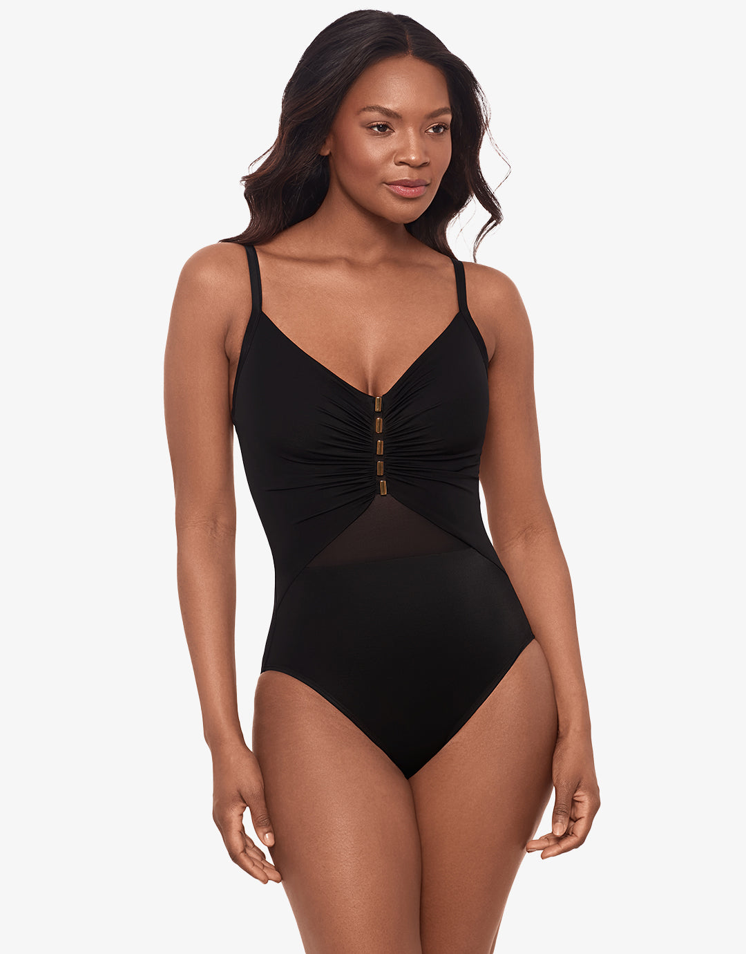 Network News Mariposa Swimsuit - Black - Simply Beach UK