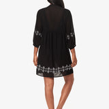 Solid Beach Dress - Black