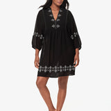 Solid Beach Dress - Black