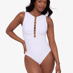 Razzle Dazzle Swizzle Swimsuit - White - Simply Beach UK