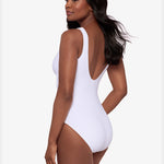 Razzle Dazzle Swizzle Swimsuit - White - Simply Beach UK