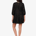 Beach Etc Jacquard Beach Dress -Black - Simply Beach UK