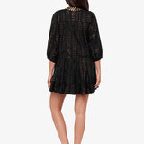 Beach Etc Jacquard Beach Dress -Black - Simply Beach UK