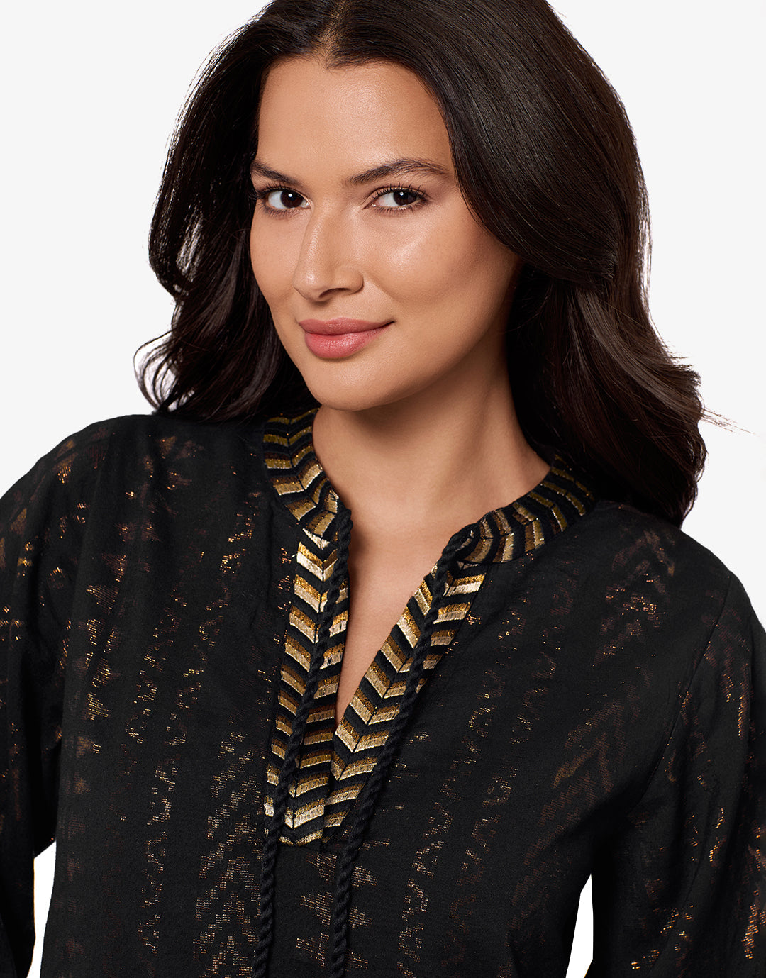 Beach Etc Jacquard Beach Dress -Black - Simply Beach UK