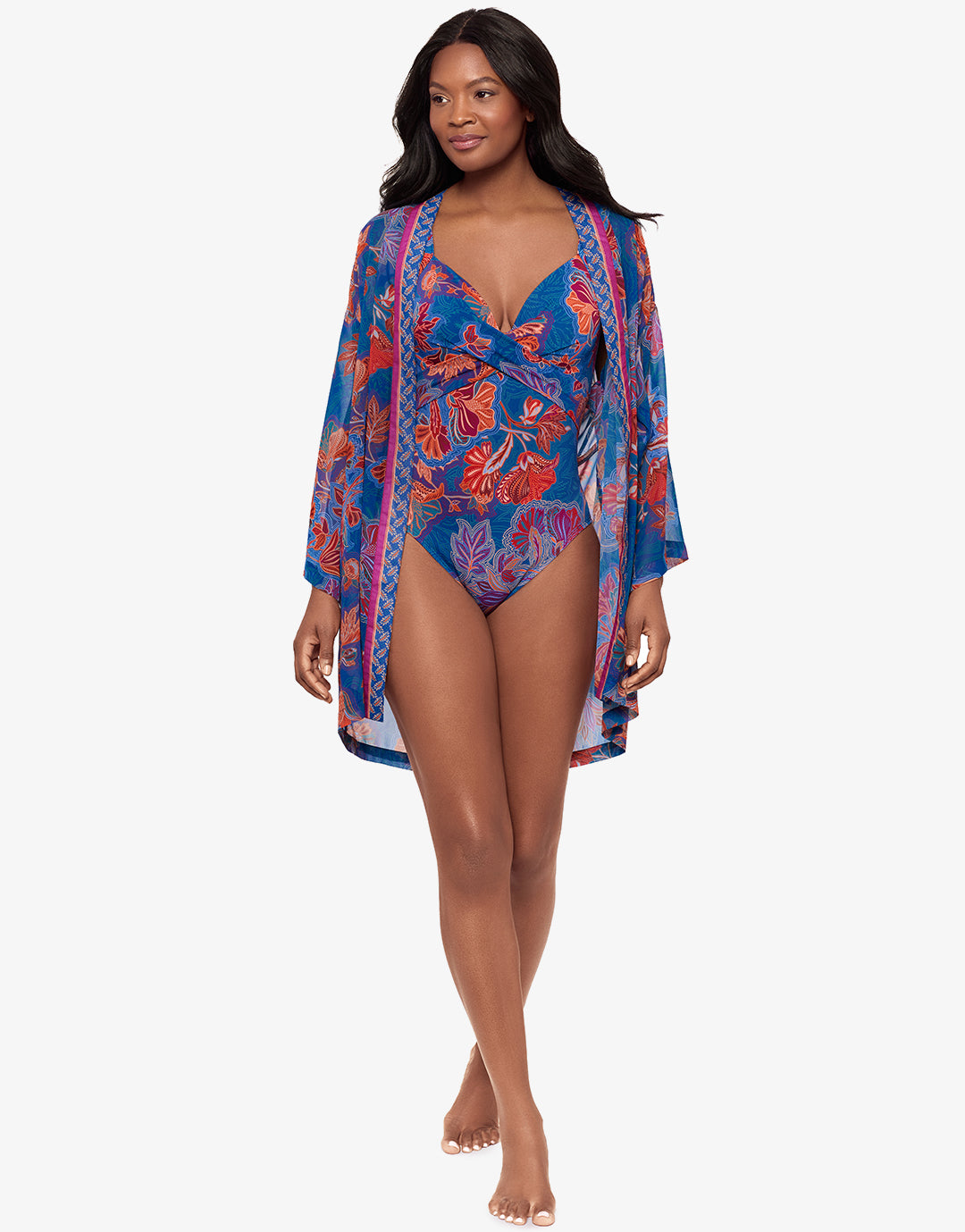 Decoupage Kimono - Multi - Simply Beach UK