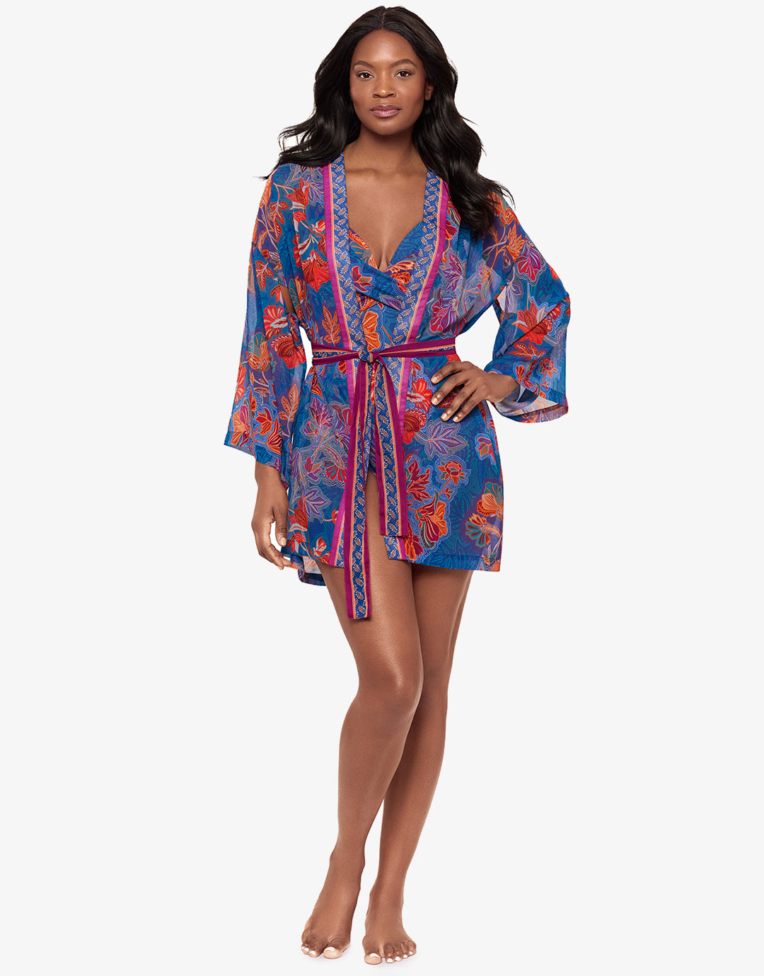 Decoupage Kimono - Multi - Simply Beach UK