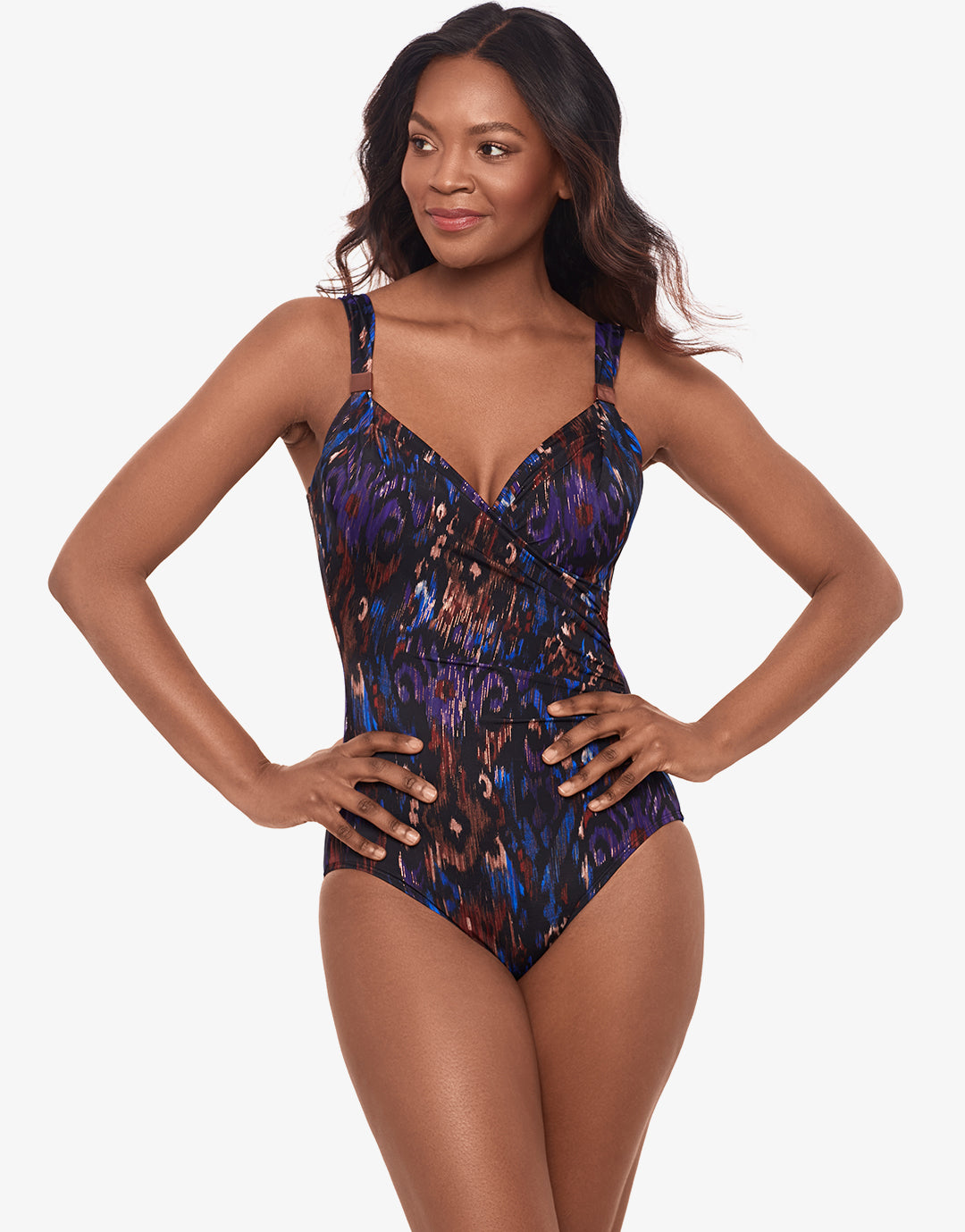 Tapiz Siren Swimsuit - Black Multi - Simply Beach UK