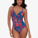 Decoupage Captivate Swimsuit - Multi - Simply Beach UK