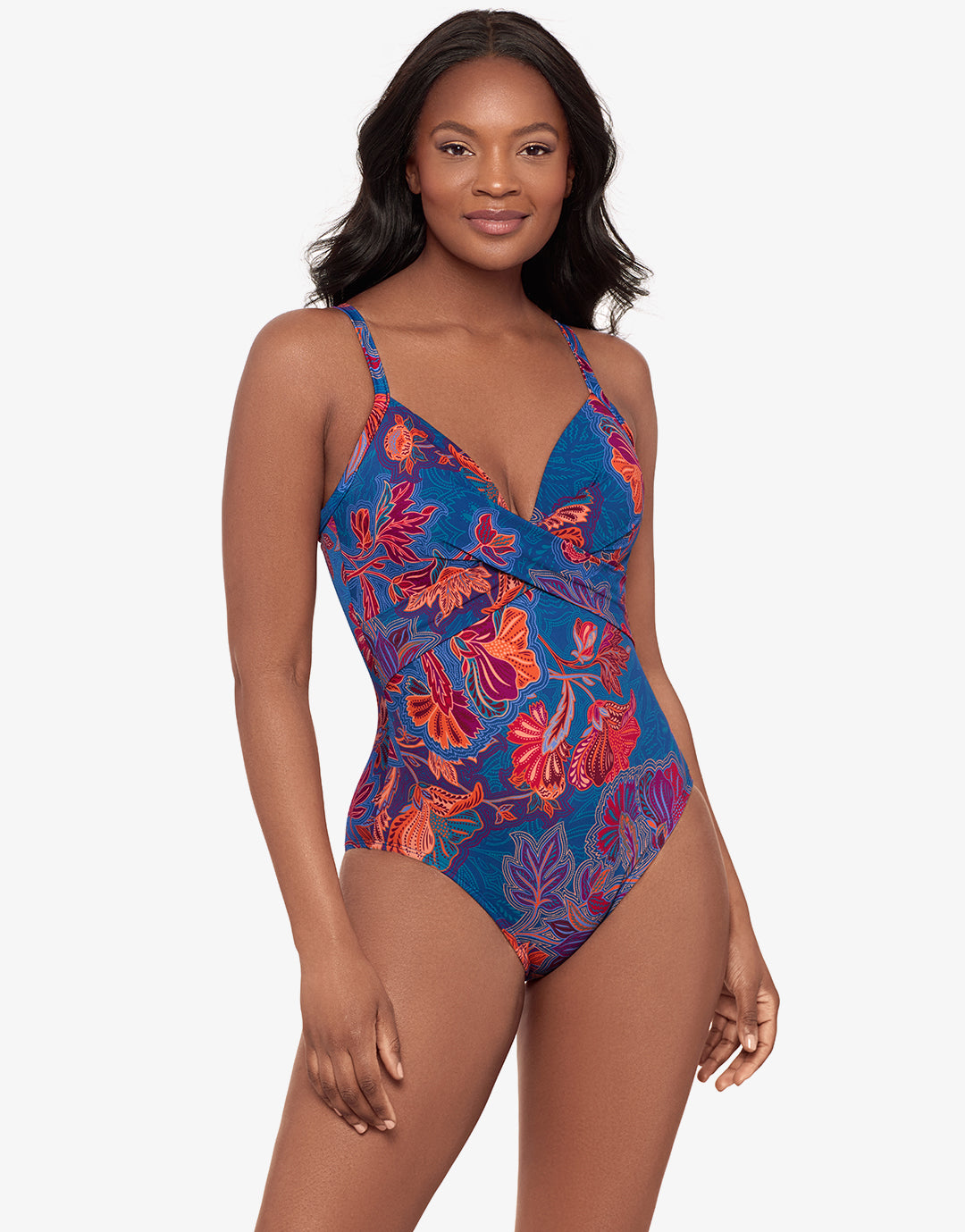 Decoupage Captivate Swimsuit - Multi - Simply Beach UK