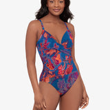 Decoupage Captivate Swimsuit - Multi - Simply Beach UK