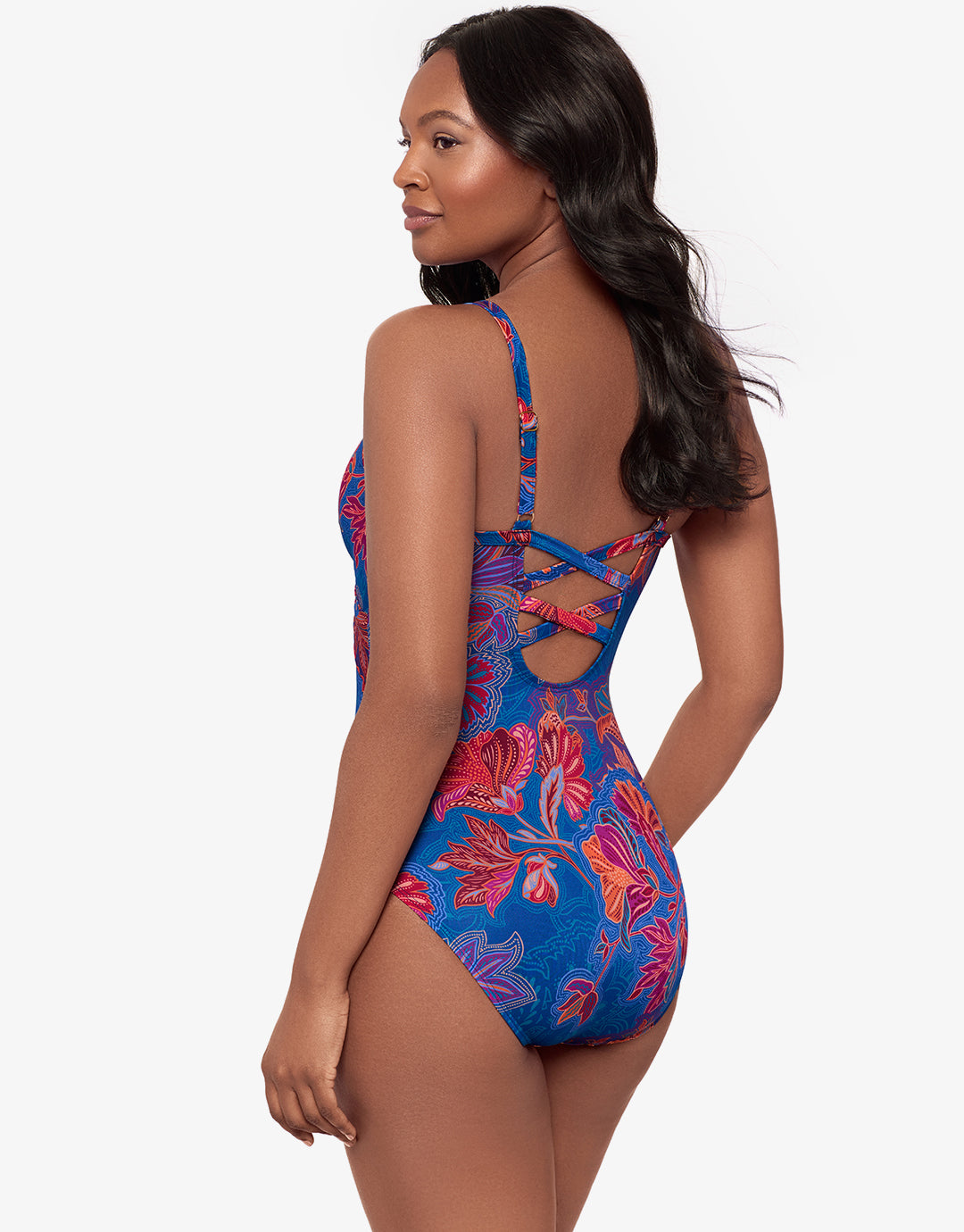 Decoupage Captivate Swimsuit - Multi - Simply Beach UK