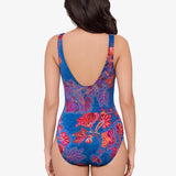Decoupage Swizzle Swimsuit - Multi - Simply Beach UK