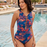 Decoupage Swizzle Swimsuit - Multi - Simply Beach UK