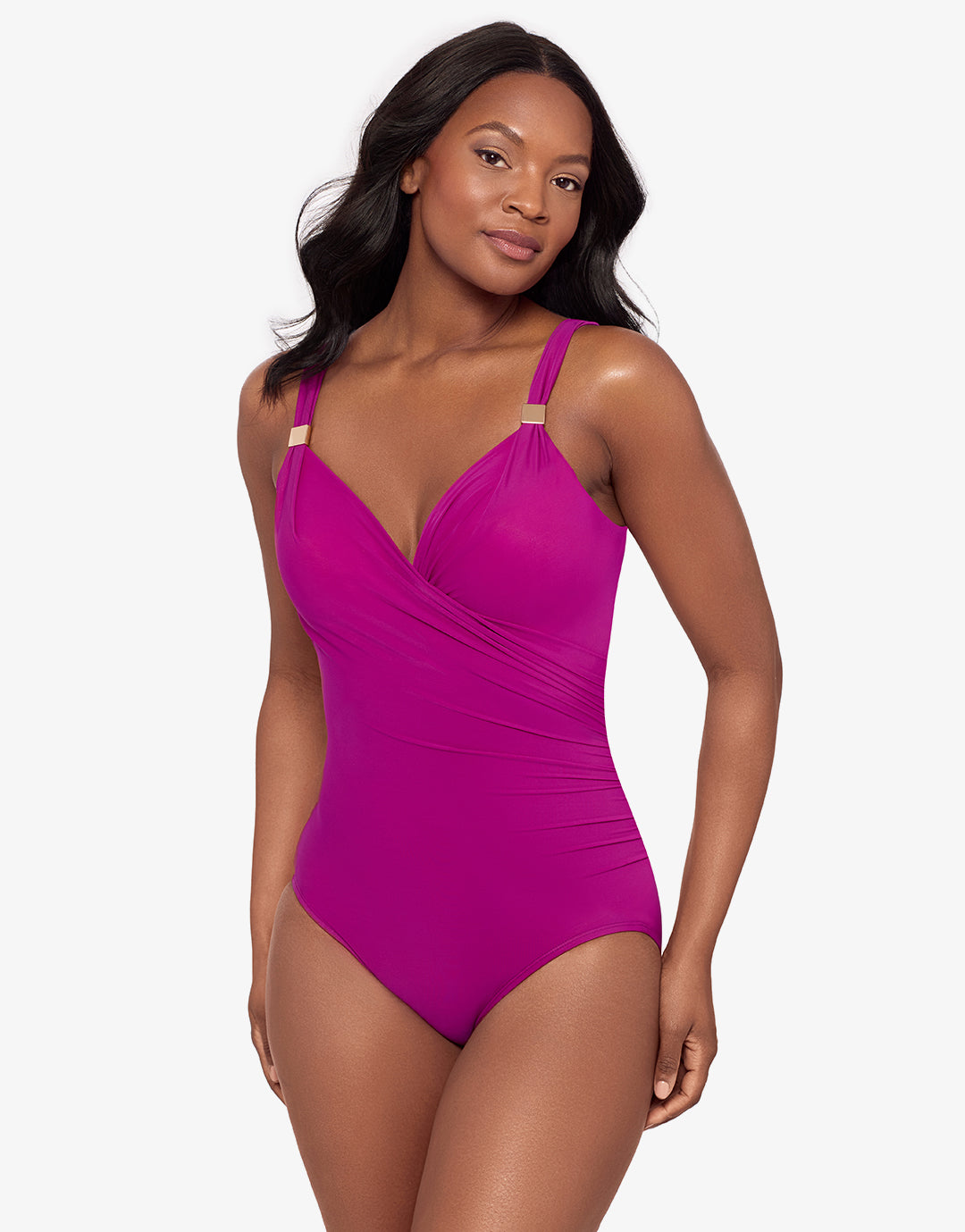 Razzle Dazzle Siren Swimsuit - Framboise - Simply Beach UK