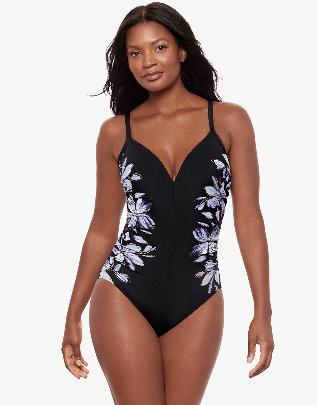 Fiore Di Luna Temptation Swimsuit - Black White - Simply Beach UK