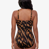 Raya De Safari Europa Swimsuit - Black Brown - Simply Beach UK