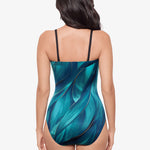 Maldiva Avanti Bandeau Swimsuit - Blue Multi - Simply Beach UK